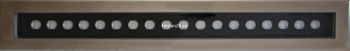 Встраиваемый подводный RGBW LED-прожектор, 24 диода, 38 Вт 12-24V DC
