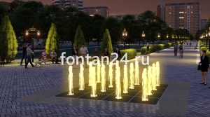 Фонтан для города "Кубик-Рубик средний"  4x4 м