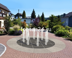 Пешеходный фонтанный комплект "Колесо Фортуны плюс" ø=4 м